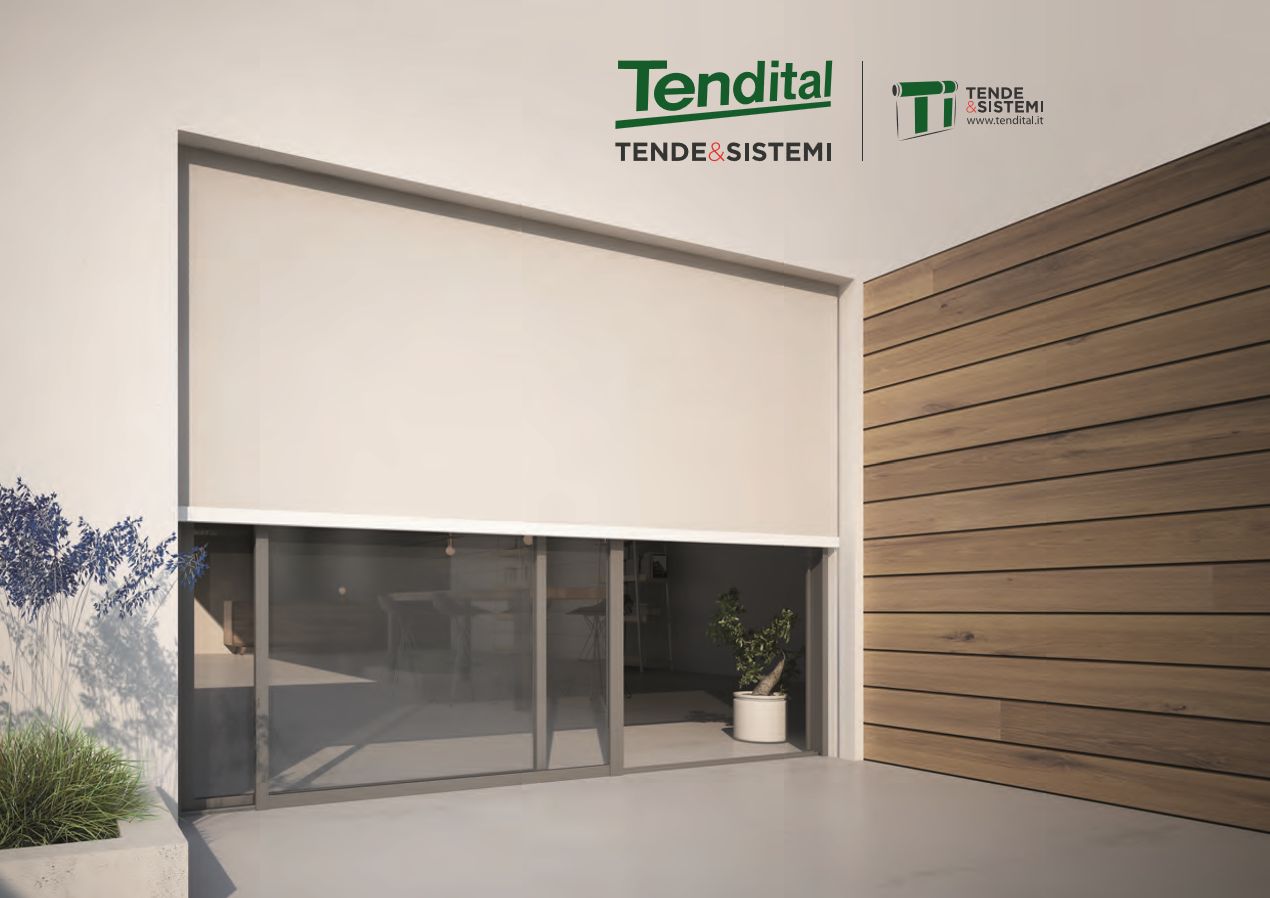 Copertina catalogo tende a rullo e zip Tendital