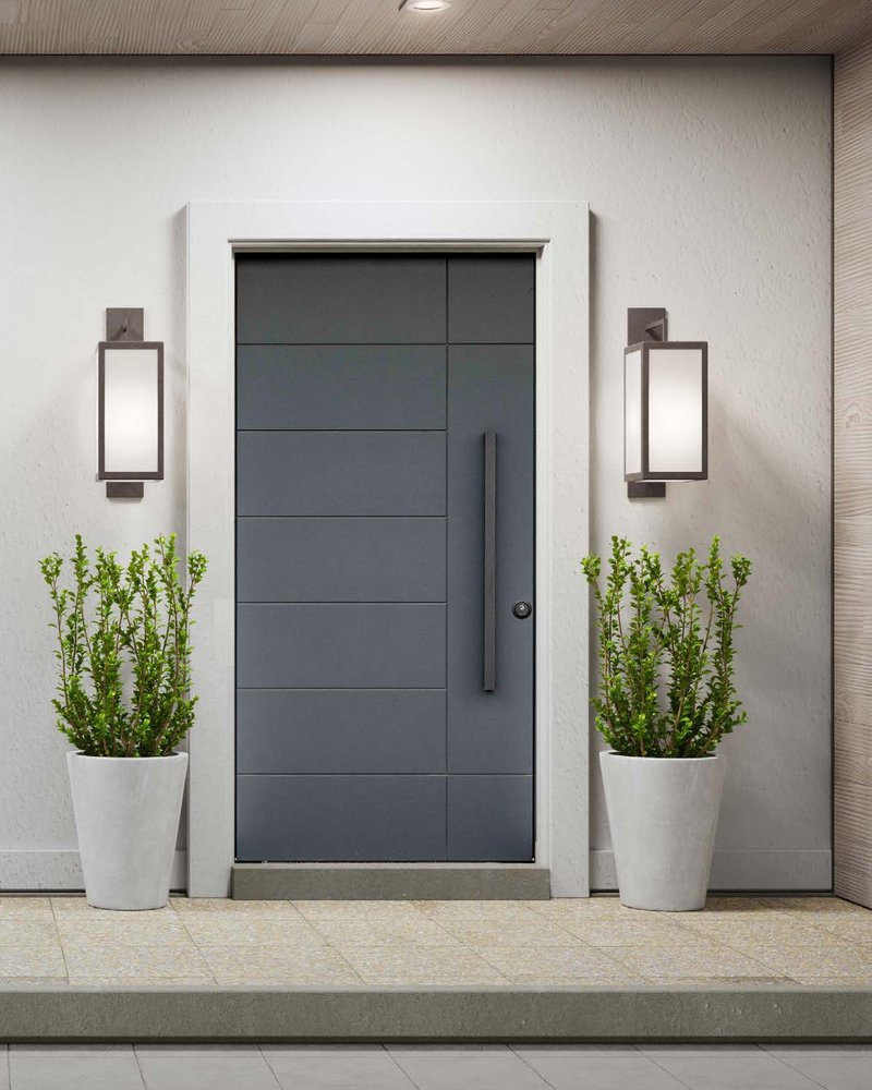 Porta blindata Silvelox Medea modello Geo grigio