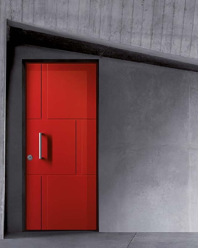Porta blindata Silvelox Sikura Slot rossa
